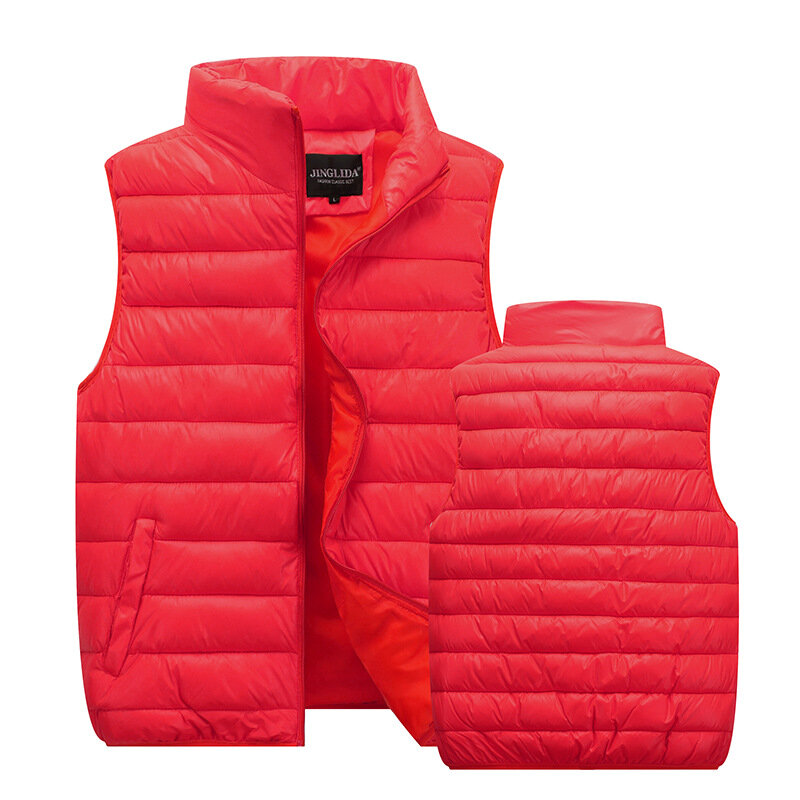 2021 novo colete outono e inverno coreano fino hoodie plus size para baixo algodão roupas masculinas