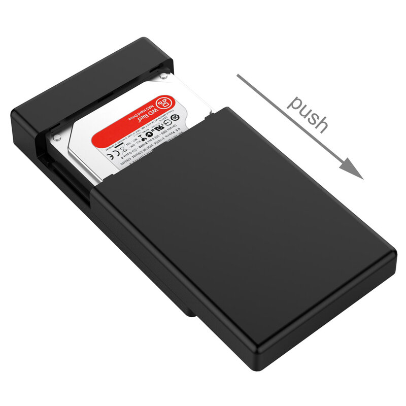 ORICO-carcasa de disco duro externo SATA a USB 3,5, carcasa de HDD de 3,0 pulgadas con adaptador de corriente de 12V/2A, 16TB, UASP, libre de herramientas