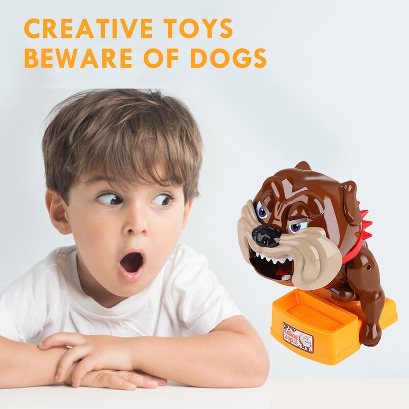Creative Toys Funny Toys Evil Dogs Biting Finger Toys Tricky Novelty Toys Desktop Decompression Toys