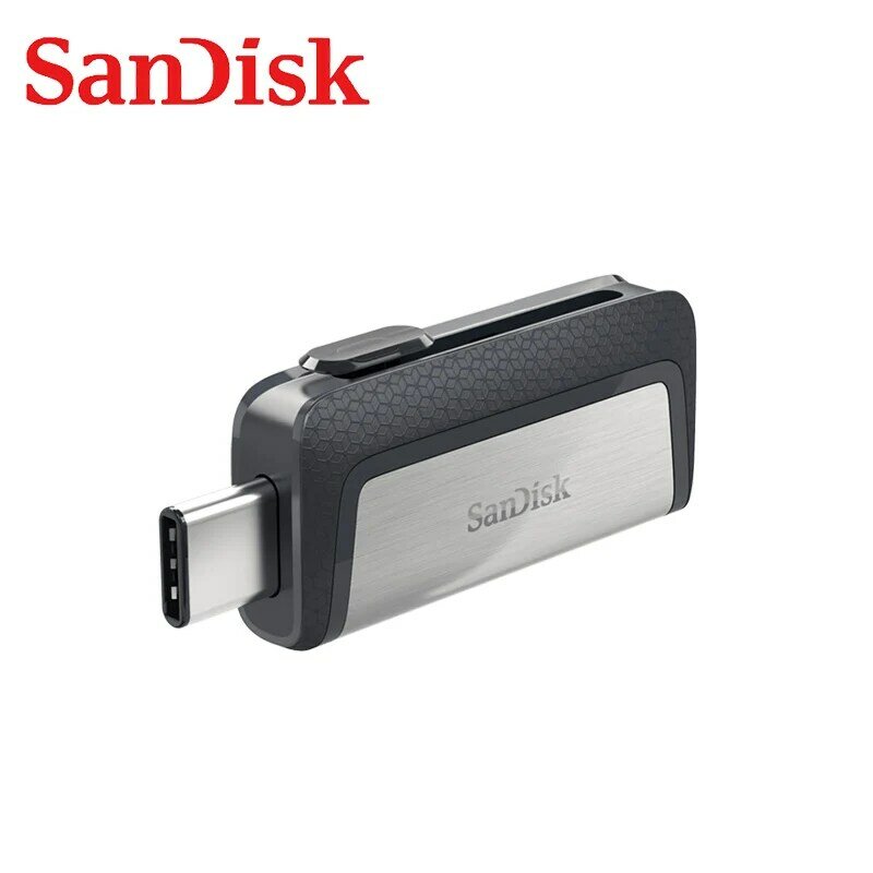 SanDisk-SDDC2 USB 3.0 OTG ، محرك أقراص فلاش ، 256 جيجابايت ، 128 جيجابايت ، 64 جيجابايت ، 32 جيجابايت ، محرك أقراص فلاش للكمبيوتر الشخصي ، Android ، Type-C
