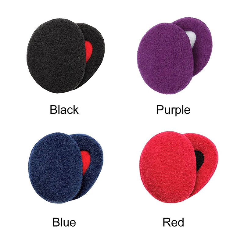1pair Cold Weather Practical For Winter Women Men Professional Protection Cotton Cloth Bandless Ear Muffs Portable Ourdoor