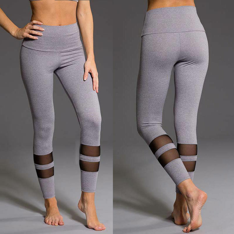 Leggings de Fitness moulants en mousseline de soie pour femmes, pantalon crayon taille haute élastique, extensible, décontracté, plat, solide, 2020