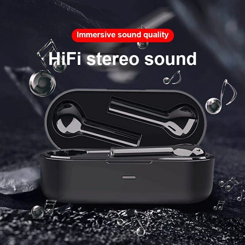 Freebud Tws Draadloze Hoofdtelefoon Bluetooth Oortelefoon Hi-Fi Muziek Stereo Oordopjes Headset Met Microfoon
