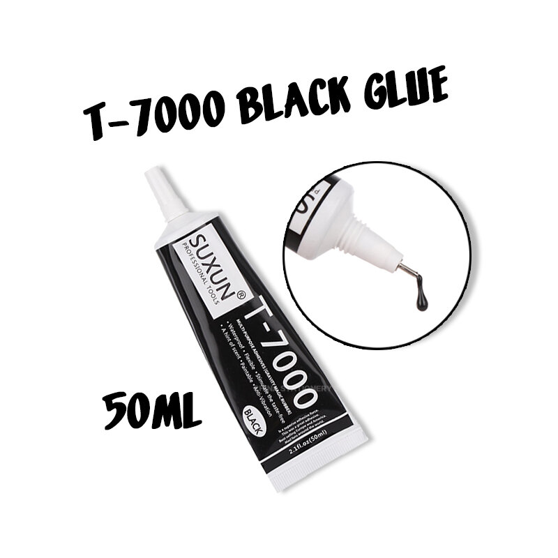 T7000 50ml Multifunctional Glue DIY Mobile Phone Screen Frame Epoxy Sealant Super Black Liquid Glue T-7000 Nail Polish