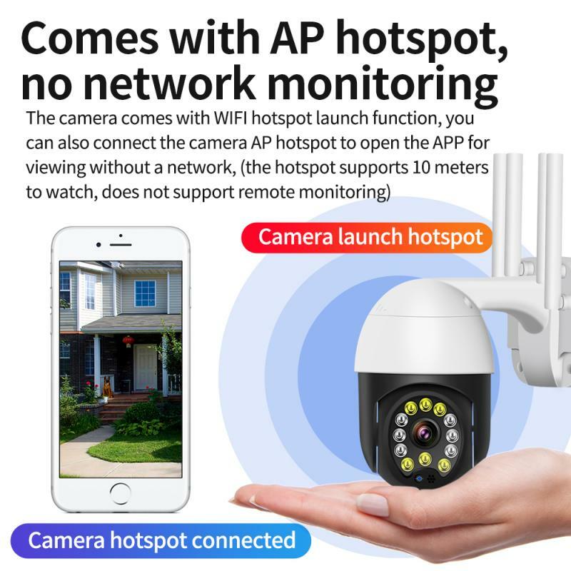 Ue/usa/UK/AU bezprzewodowa kamera Wifi PTZ IP 1080P plandeka zewnętrzna prędkość Dome kamery bezpieczeństwa CCTV IR Home Outdoor Surveilance