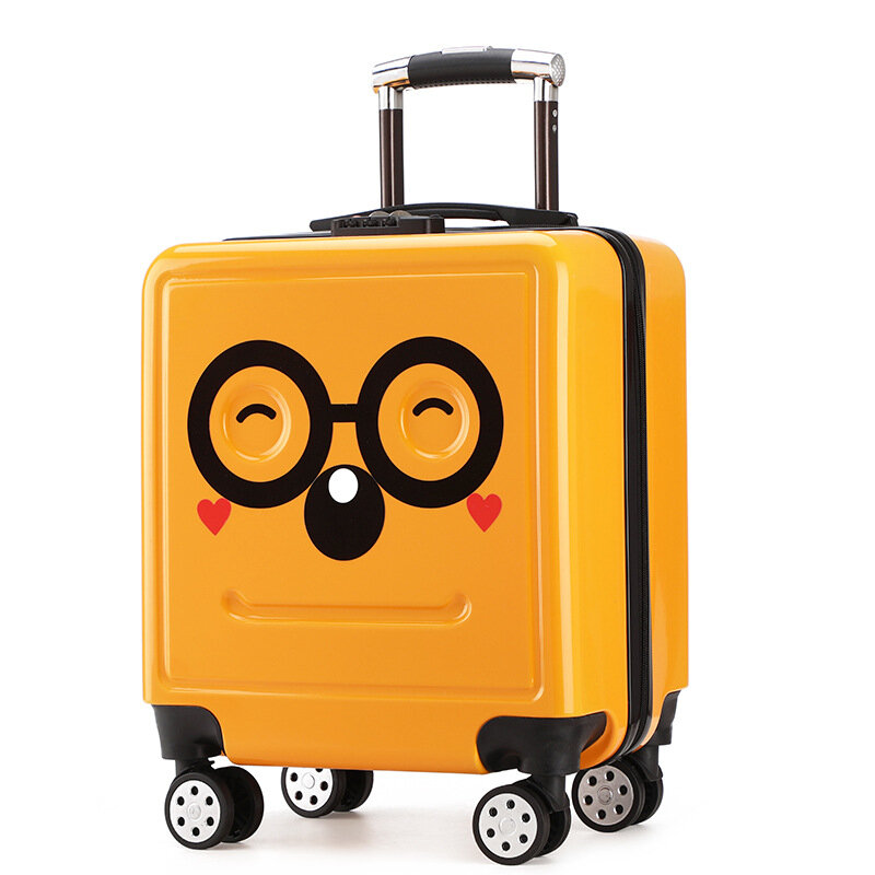 18 inch kinder Gepäck tier Cartoon koffer auf rädern trolley gepäck tasche kinder rucksack geschenk Nette kinder gepäck