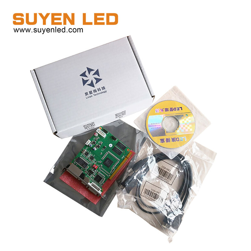 LINSN-pantalla LED síncrona a todo Color, tarjeta de envío, TS801D, TS802, el mejor precio