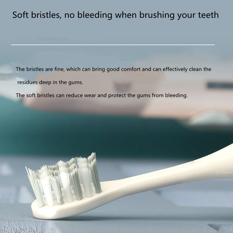 Elektryczna szczoteczka do zębów dla dorosłych pielęgnacja jamy ustnej dokładne czyszczenie DuPont miękkie włosie IPX7 wodoodporny elektryczna soniczna szczoteczka do zębów