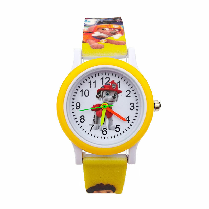 การ์ตูนสุนัขทีมนาฬิกาเด็กQuartzนาฬิกาข้อมืออิเล็กทรอนิกส์นักเรียนหญิงวันเกิดของขวัญเด็กนา...
