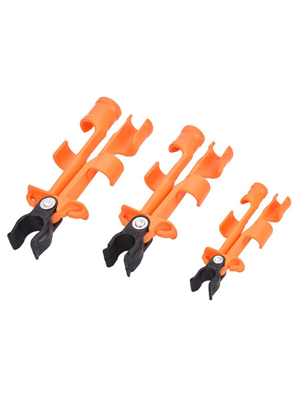 3PC A-Type Plant Bracket Connecting Joint For Gardening Climbing Plastic Cross-Buckle Fixing Connector Plant Supports