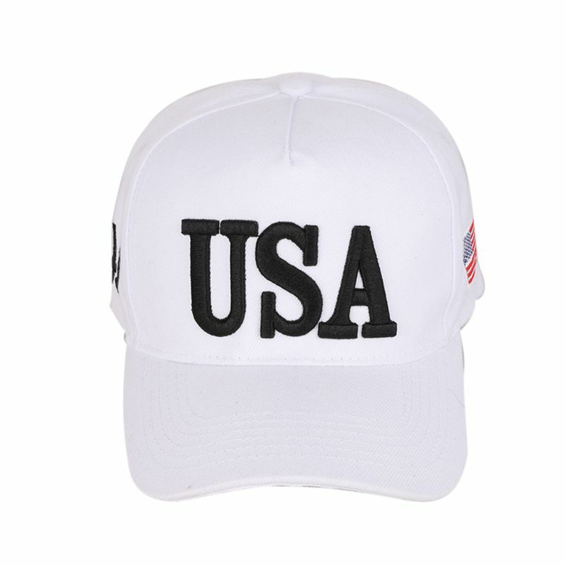 Unisex Outdoor Boné de Beisebol 2020 Boné de Beisebol da Campanha 45 3D Bordado Snapback Ajustável Chapéu Da Bandeira Americana DOS EUA Novo