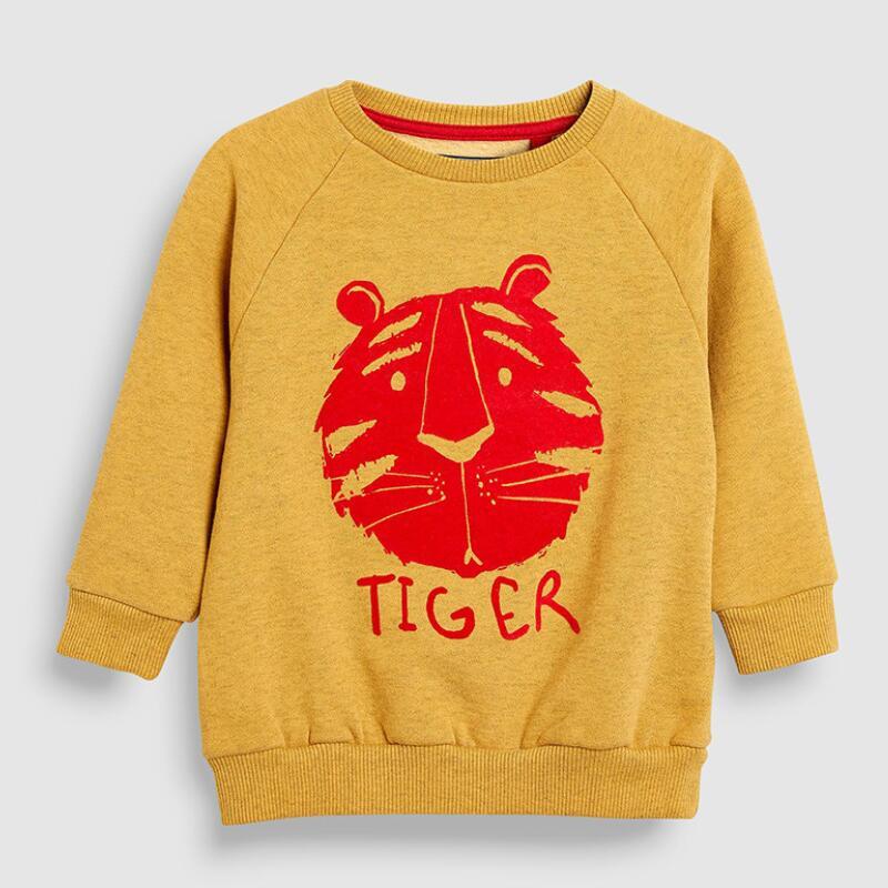 Little maven 2019 autumn new baby boys brand clothes animal print bus toddler sweatshirts baby boy outfit