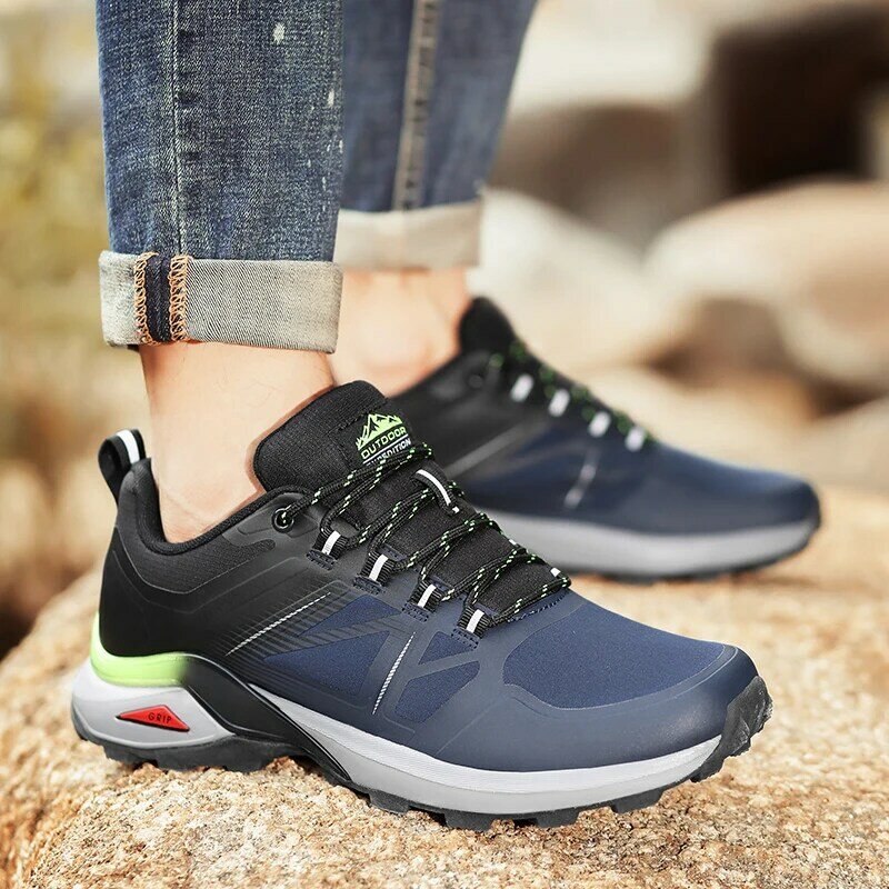 2021 New Men Shoes Fashion Lightweight Mesh Casual Walking Sneakers Outdoors Non Slip Hiking Shoes Zapatos Hombre Big Size 50