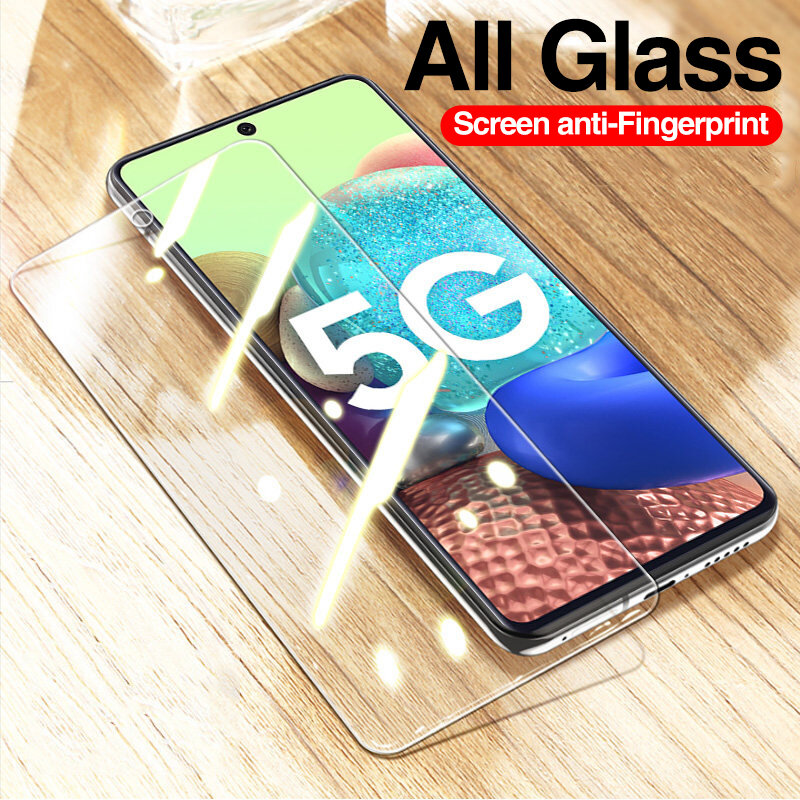 4Pcs Protective Glass On For Samsung A50 A70 A71 A51 Screen Protector Tempered Glass For Samsung A80 A90 A30 A20 A10 A20E Film