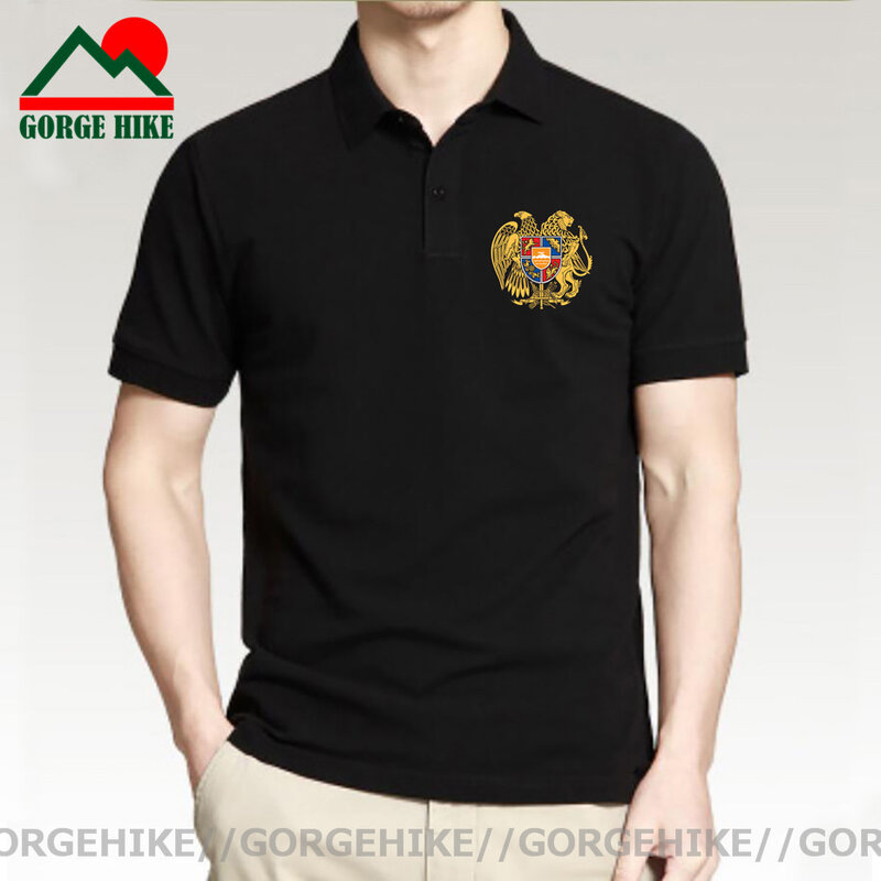 2021 أحدث عادية أرمينيا قميص بولو رجل مطبوعة تيز الصيف بلايز شخصية قصيرة الأكمام القطن الرجال بولو تيز القمصان الرسمية