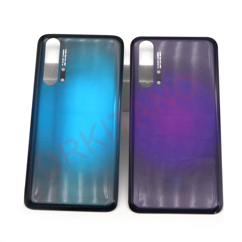 Back Glass Cover For Huawei Honor 20 Battery Cover Rear Door Housing Case Window Back Panel For Honor 20 Pro Battery Cover