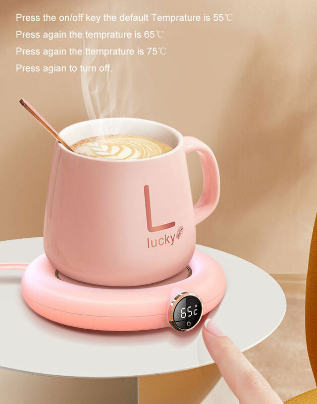 Koffie Mok Warmer Met Automatische Uitschakeling Voor Thuis Bureau Gebruik, Verwarming Plaat Usb Elektrische Cup Warmer