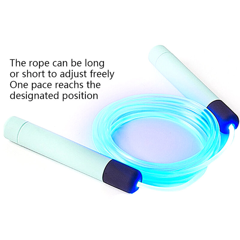 Glowing Jump Ropes Children Sports Interest Men Women Fitness Exercise Indoors Outdoors Cool LED Light Rope Adjustable Jump Rope