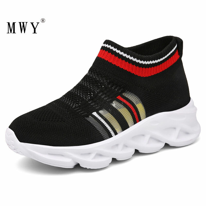 Kids Socks Sneakers Children Sport Shoes Girls Boys Running Shoes Mesh Canvas Shoes Children's Fashion Casual Toddler Shoes