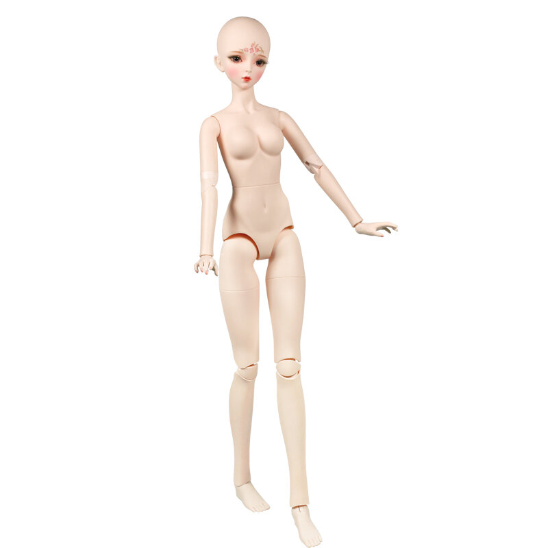 Bybrana 1/3 1/4 1/6 1/8 Bjd Doll Wig Martial Arts Style Long Straight Hair Single Ponytail Size and Color Can Be Customized