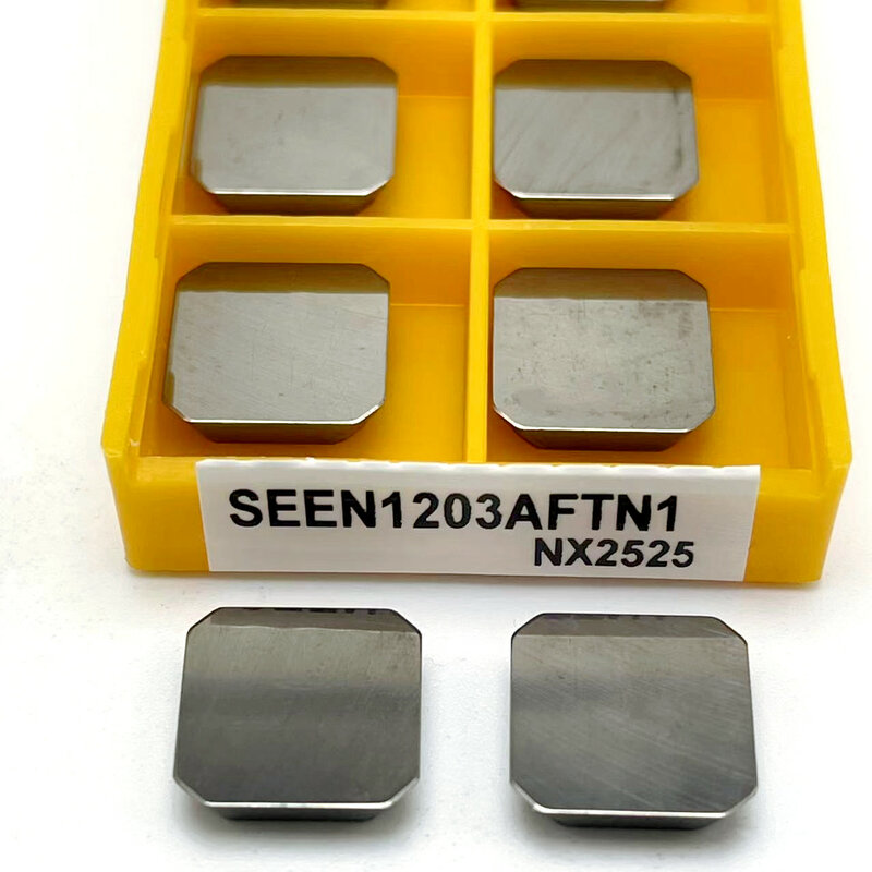 10 шт. SEEN1203 NX2525 высококачественные карбидные вставки фрезерные лезвия металлический резак токарный станок с ЧПУ тоже
