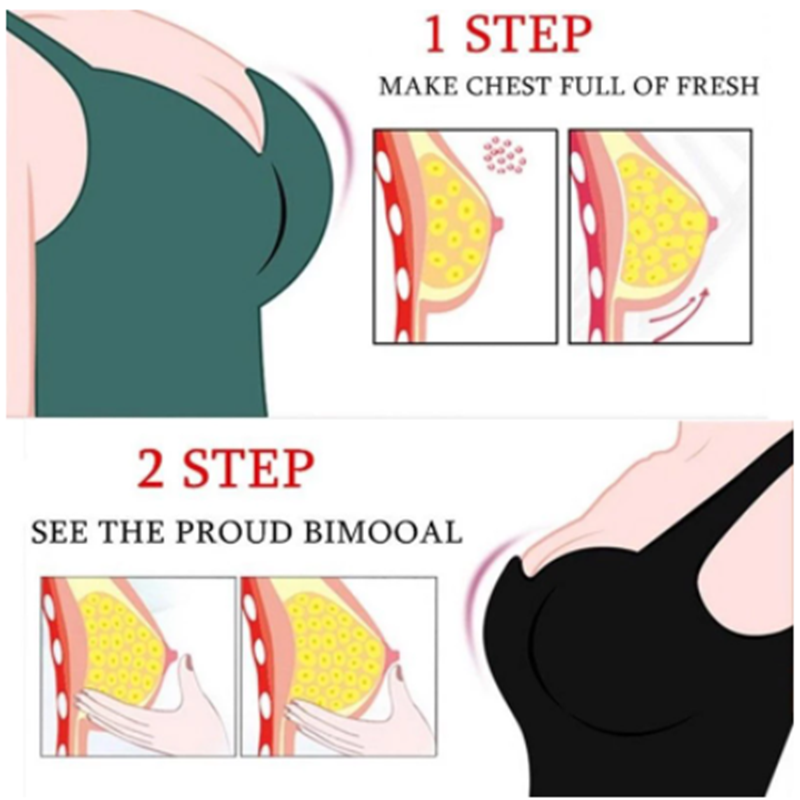 Huile essentielle pour agrandissement du sein, Massage raffermissant pour l'abondance des seins, favorise les toxines féminines, soin de la poitrine