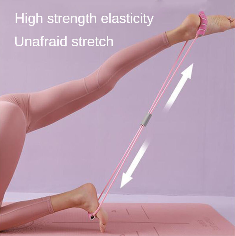Cinturino Yoga 8 parola tensione indietro cintura elastica fasce di resistenza Fitness cinture Pilates professionali palestra domestica fasce magiche elastiche