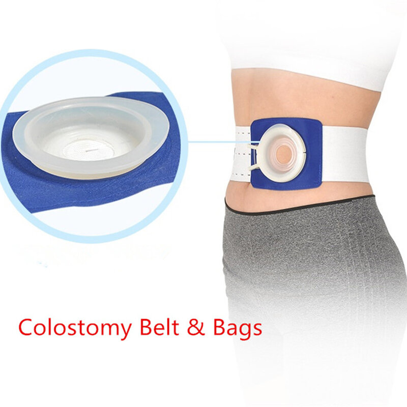 1X borse per colostomia cintura per ostomia borsa per urostomia drenabile borsa per ileostomia cintura per ostomia