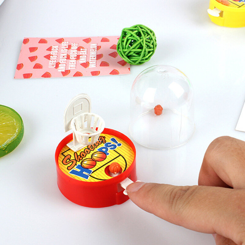 Mesin Permainan Tembak Mini Mainan Dekompresi Permainan Interaktif Orangtua-anak Permainan Tembak Basket Jari Mini
