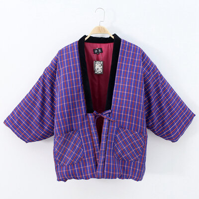 Haori – Kimono hanton japonais Yukata pour hommes et femmes, vêtements d'hiver traditionnels, pyjama de Style folklorique