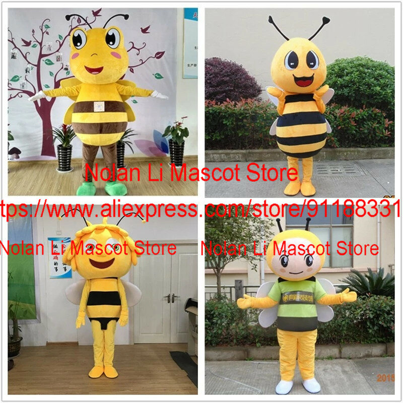 Gorąca sprzedaż 10 stylów kostium maskotka pszczół gra animowana odgrywanie ról urodzinowe przebranie na przyjęcie reklamujące karnawał 1189-13