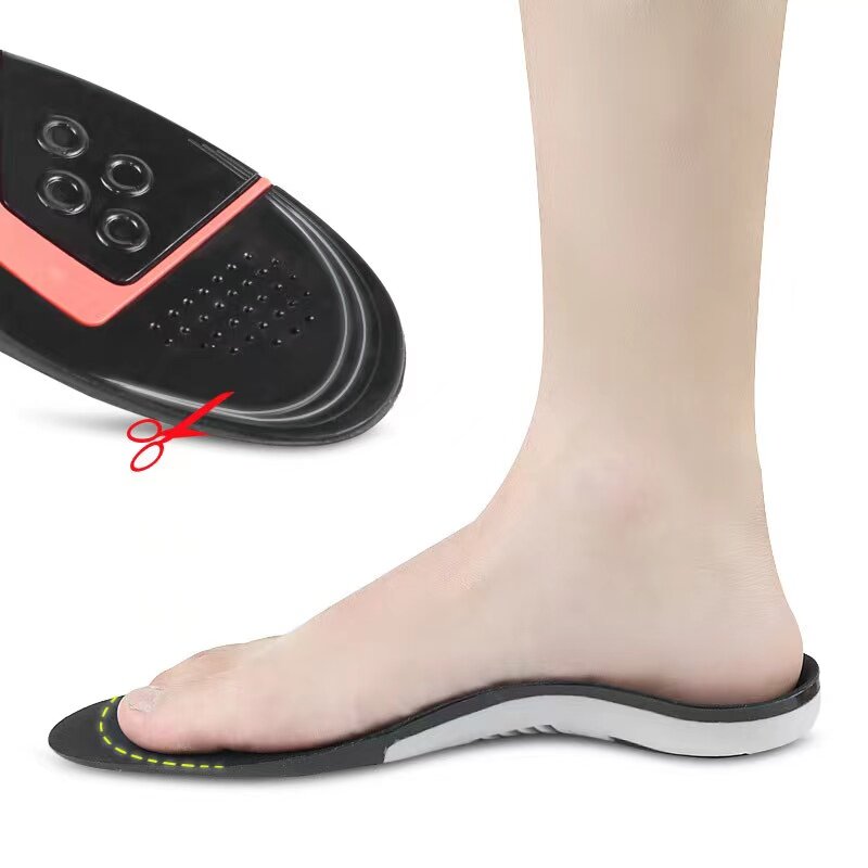Multifunctional กีฬา Insoles Unisex เท้าสนับสนุนเท้าการแก้ไขพื้นรองเท้าช็อก Absorption Breathable Pad