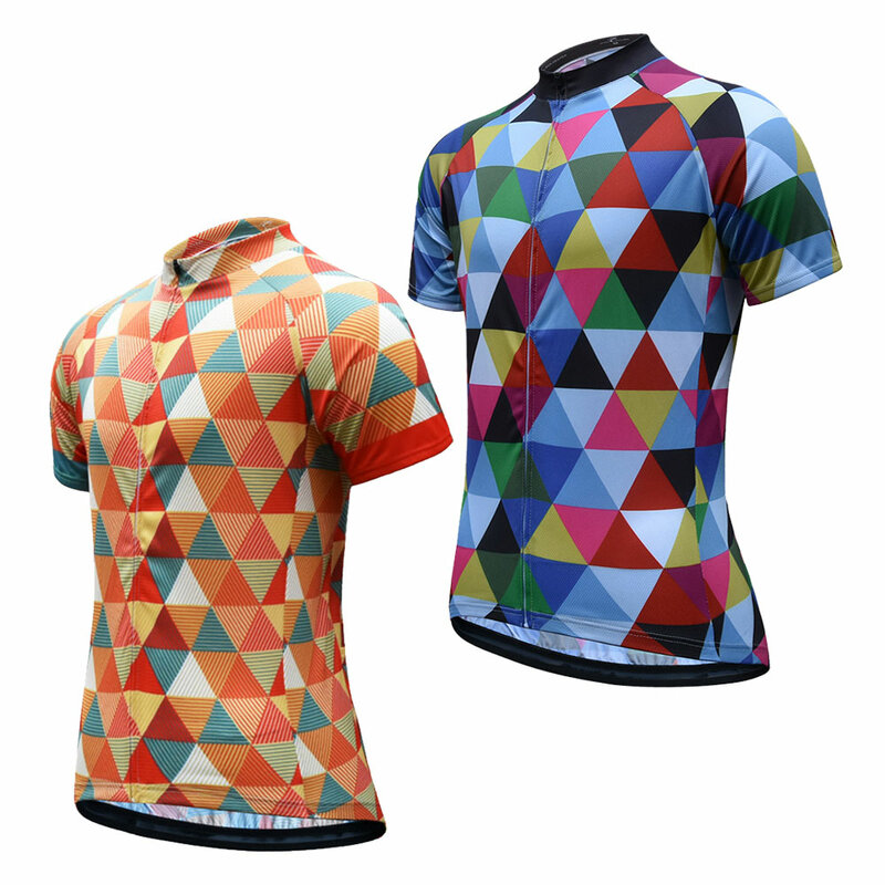 Nowa koszulka kolarska mężczyźni pro Team lato z krótkim rękawem koszulka rowerowa MTB Maillot Ciclismo wyścigi na świeżym powietrzu rower sportowy koszula