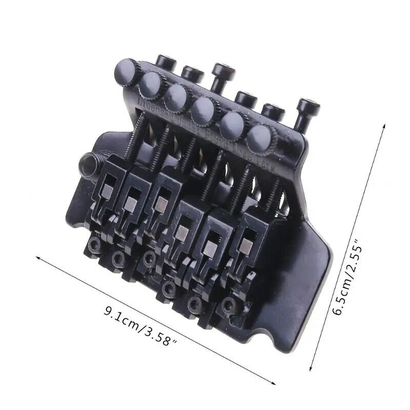 Floyd Rose Double Locking Tremolo System Bridge for Electric Guitar Parts Black Musical Instrument Accessories Fit Most E-Guitar