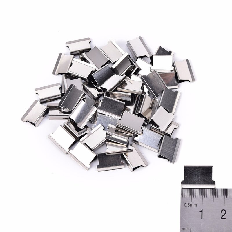 50Pcs Mini Metal Paper Stationery School Office Paper Document Binder Clips Office Learning Supplies