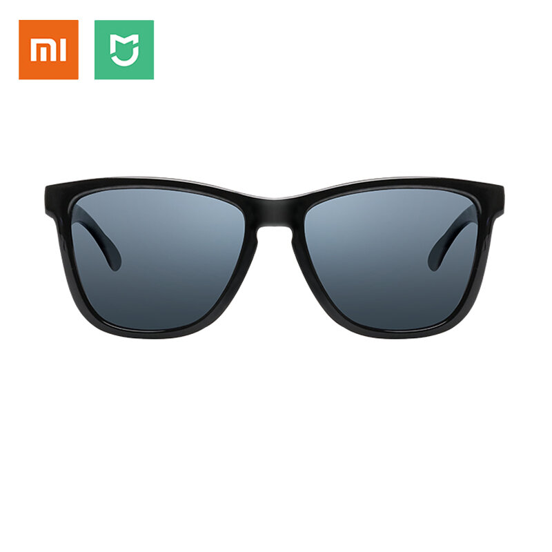 Xiaomi mijia óculos de sol quadrados clássicos, óculos de sol de piloto para condução ao ar livre, viagem, homem, mulher, anti-uv, sem parafusos