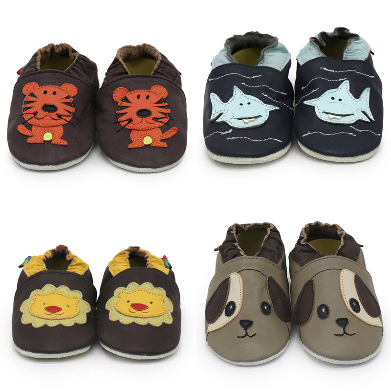 Carozoo – chaussures en cuir de mouton souple pour bébés, pantoufles pour garçons et filles, chaussettes d'hiver pour enfants de 1 à 3 ans