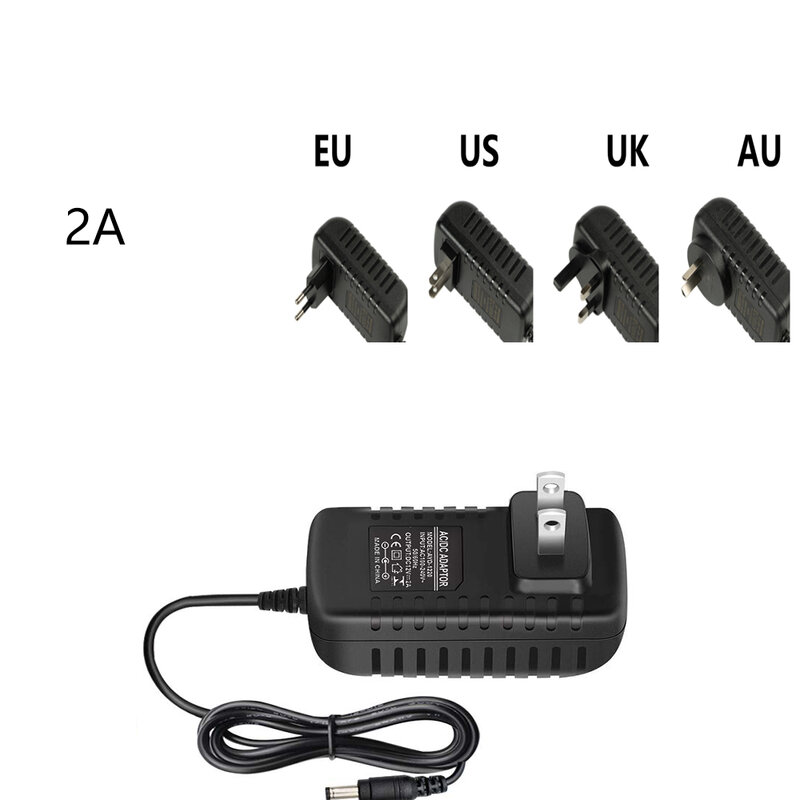 Adaptateur d'alimentation 12v AC 110v 220v, 1a 2a 3a 4a 6a, lumières Led EU/AU/UK/US, prise ca