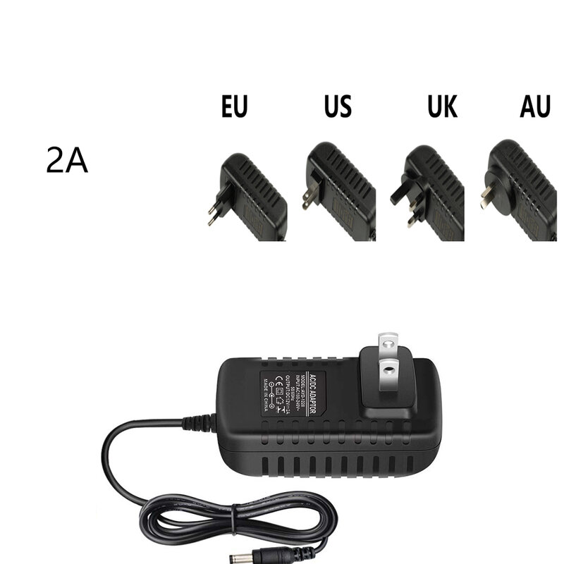 Adaptador De alimentación De 12v, ca De 110v, 220v, fuente De alimentación De 1A, 2A, 3A, 4A, 6A, Para Tiras Led, enchufe EU/AU/UK/US, ca