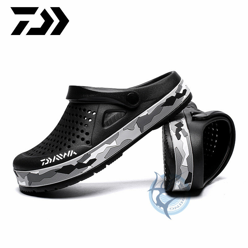 DAIWA Men's Fishing Sandals Outdoor Sports Non-slip Wear-resistant High-quality Summer Beach Shoes Breathable Fishing Sandals