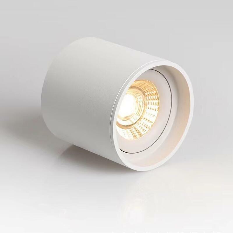 Luces descendentes LED de techo regulables, 7W, 9W, 12W, 15W, 18W, 22W, COB, lámparas de cilindro redondo, AC110 ~ 220v, iluminación de puerta de entrada, focos para el hogar