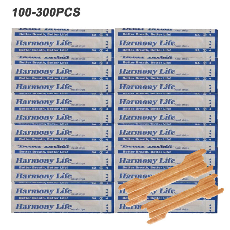 100-300PCS Better Breath Nasal Strips Right Aid Stop Snoring Nose Patch Good Sleeping Patch Product Easier Breath Random Pattern