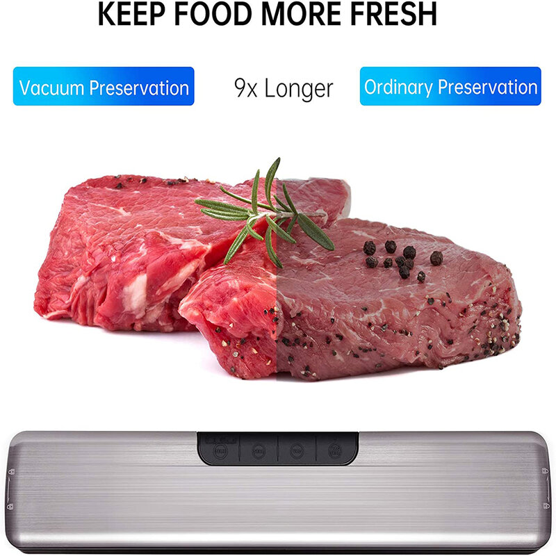2021 Nieuwe Huishoudelijke Automatische Keukenapparatuur Food Vacuum Sealer Machine Voor Het Houden Van Voedsel Vers Elektrische Vacuüm Sealer Machine