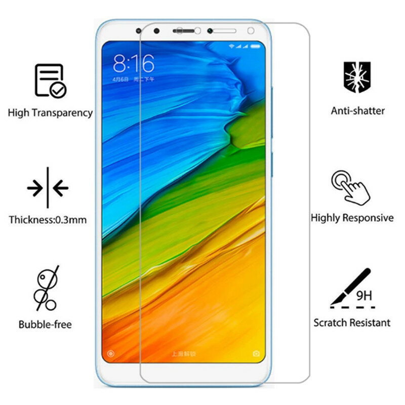 2pcs 9H Protective Glass For Xiaomi redmi 5plus Ksiomi xaomi Redmi 5 Plus Screen Protector on xiomi Redmi 5 Phone Tempered Glass