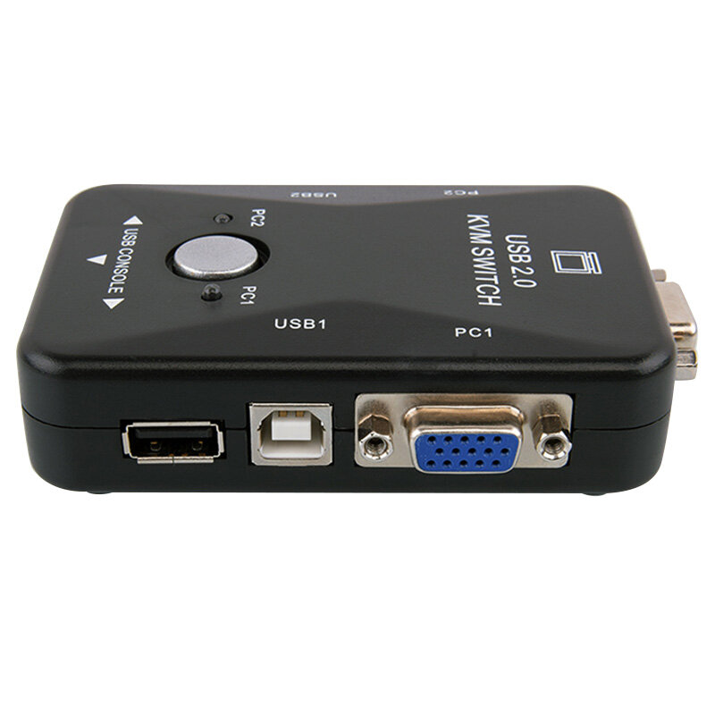 Два-в и один-выход переключатель USB 2 порта устройства для обмена принтером компьютерный коммутатор VH99