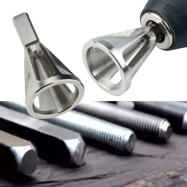 Neueste Entgraten Externe Fase Werkzeug Edelstahl Entfernen Grat Werkzeuge für Metall Bohren Werkzeug Destapador De Madera
