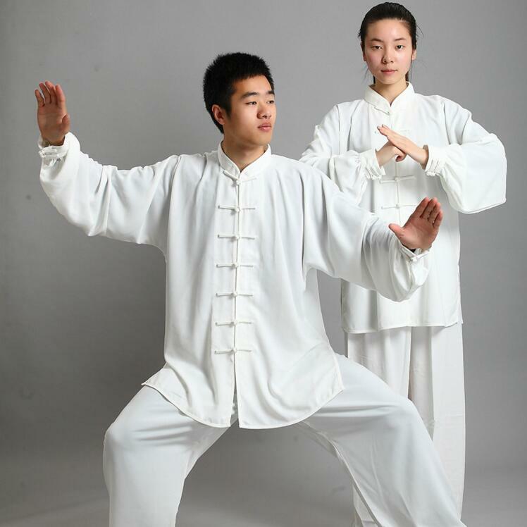 Abbigliamento tradizionale cinese 14 colori maniche lunghe Wushu TaiChi uomo KungFu uniformi uniformi Tai Chi abbigliamento sportivo