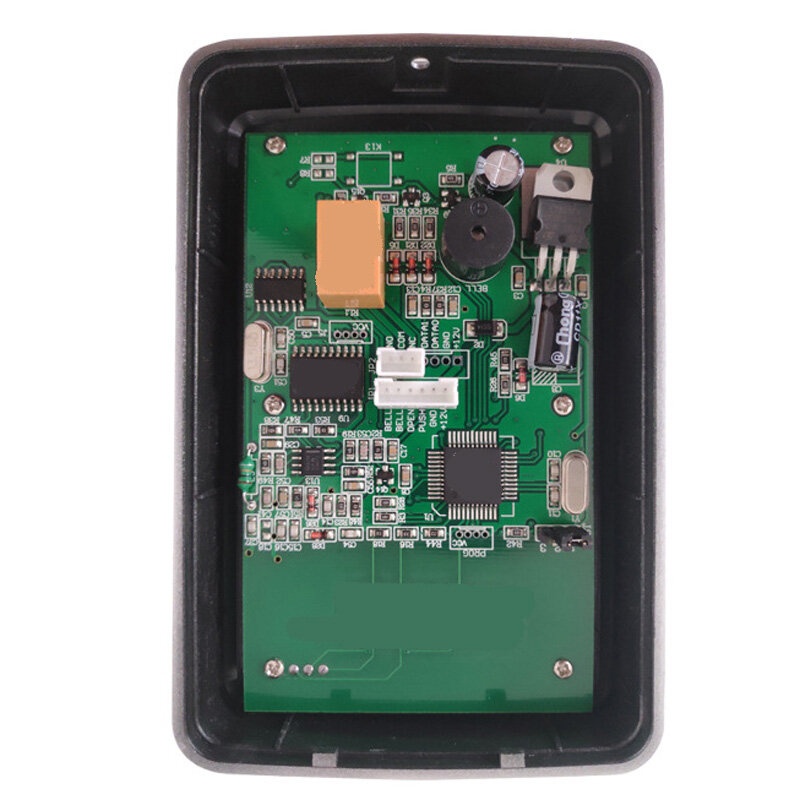 Cablaggio senza fili pulsante controllo accessi macchina controllo accessi smart card in acciaio inossidabile