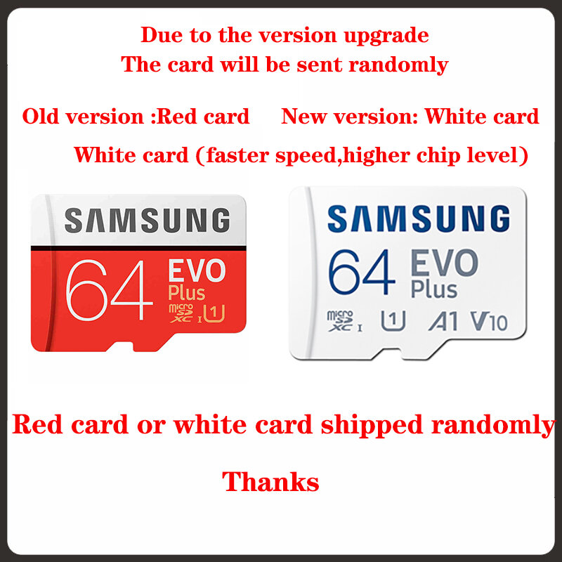 الأصلي سامسونج مايكرو SD بطاقة 512GB فئة 10 بطاقة الذاكرة EVO زائد microSD 256GB 128GB 64GB TF كارتاو دي ميموريا MB-MC128KA 128G