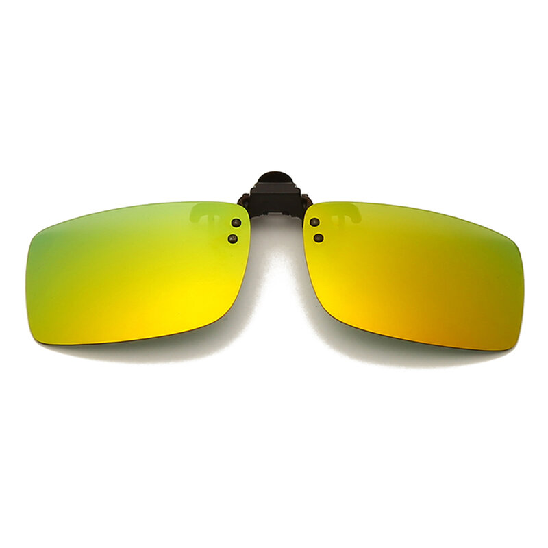 Gafas de sol polarizadas con Clip para hombre y mujer, lentes de visión nocturna para conducción, antideslumbrantes, con tapa